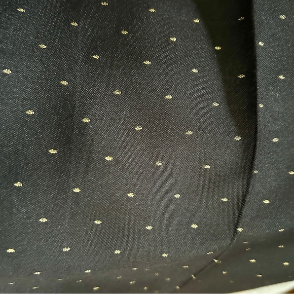 Talbots Pants Black with Gold Sparkle Dot Ankle Length Dressy size 18 W Petite - Picture 3 of 16
